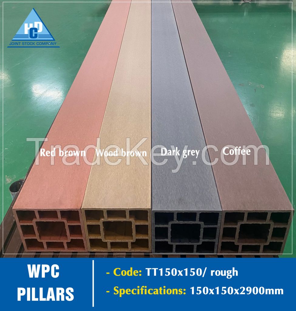 Wood plastic composite pillar High quality Reasonable Price