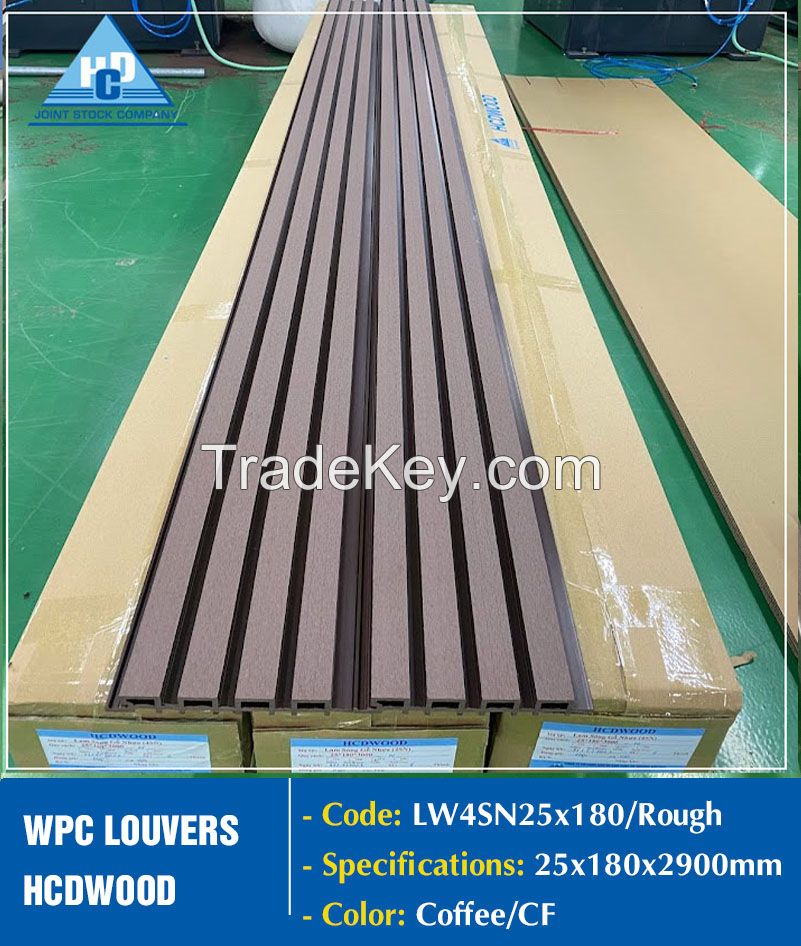 Wood plastic composite fluted panels High quality Reasonable Price