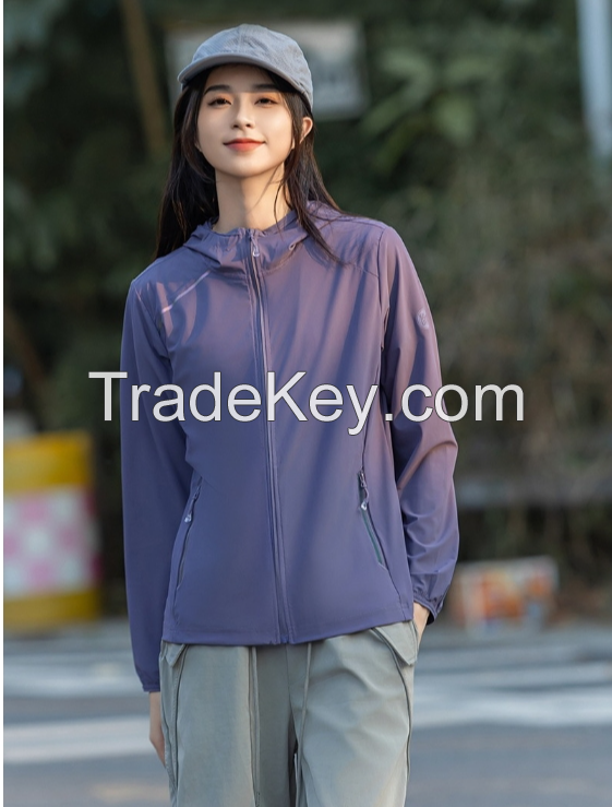 Women 2024 new upf50 summer outdoor skin coat ice silk anti-ultraviolet sun-protective clothing