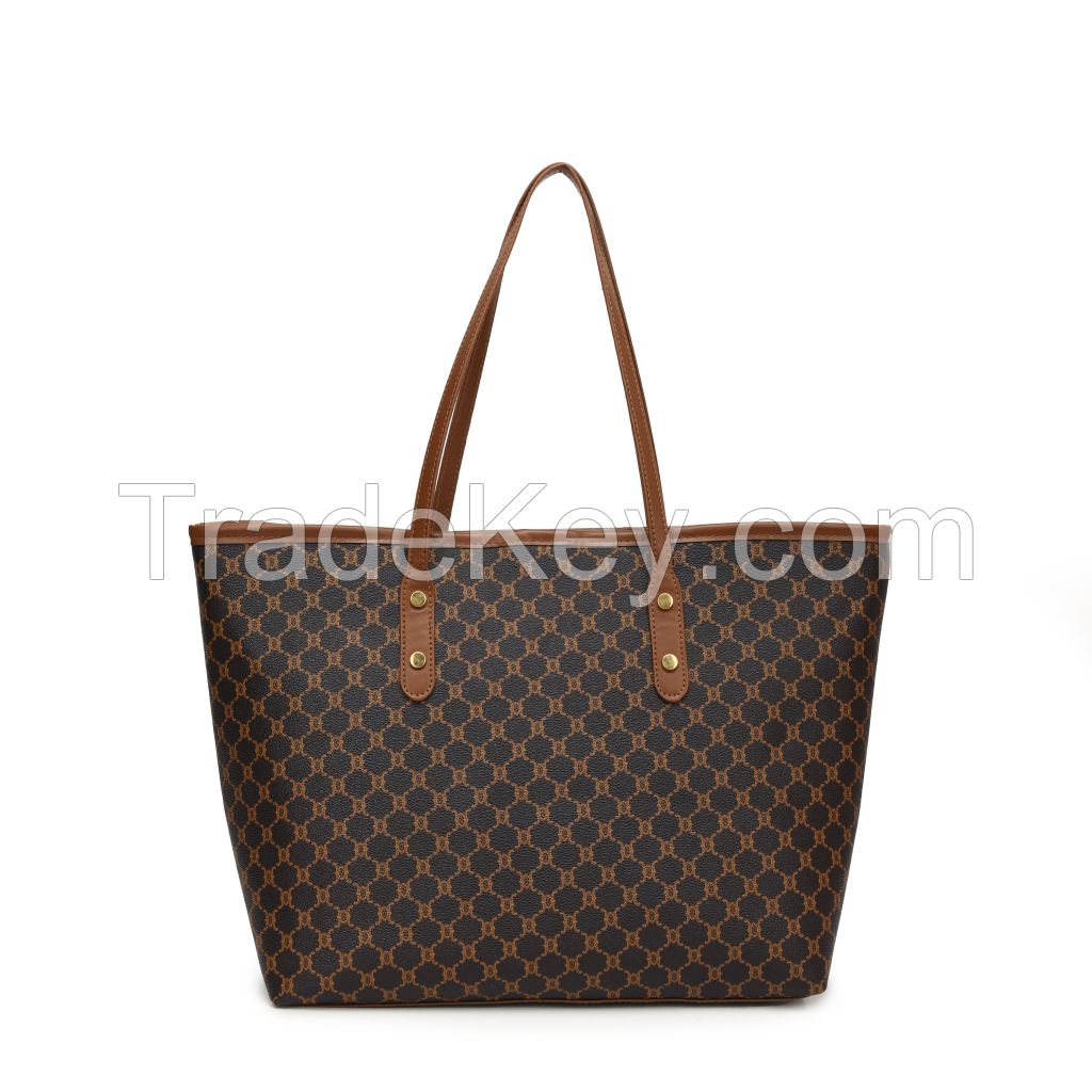2023 Brand Printed Large Capacity Handbag Pu Shoulder Bag Women's Handbag Women's Luxury Bag