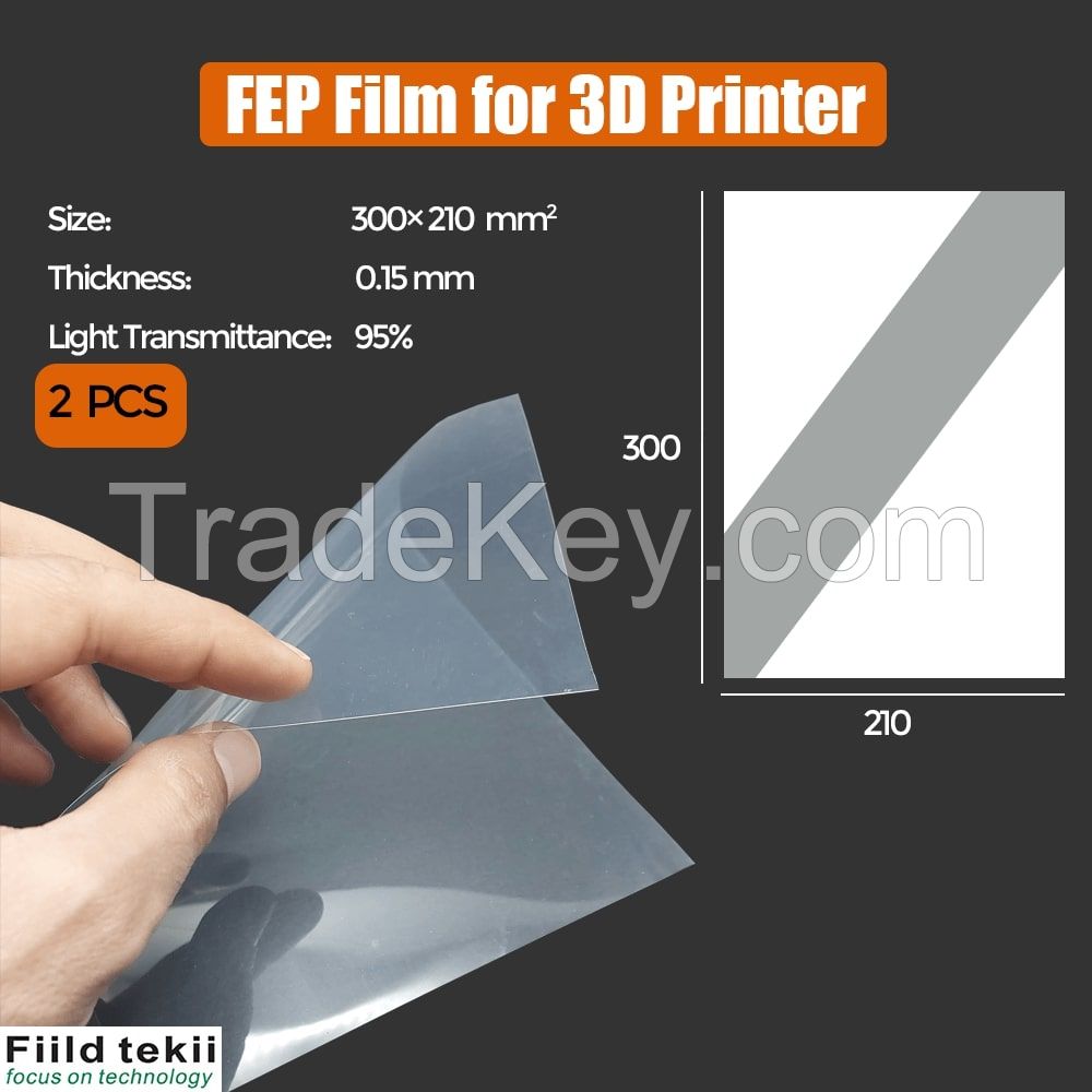 Durable nFEP Release Film for Resin 3D Printer,FEP(2.0) Release Films for Elegoo Mars 2Pr,Mars 3,Photon Mono4K,Sonic Mini4K,high Light Transmittance 0.15mmthickness