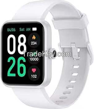 Smart Watch, Fitness Tracker with Heart Rate Monitor, Blood Oxygen, Sleep Tracking, 42mm Smartwatch Swimming Waterproof with Pedometer for Women Men Compatible with Android iOS Phones