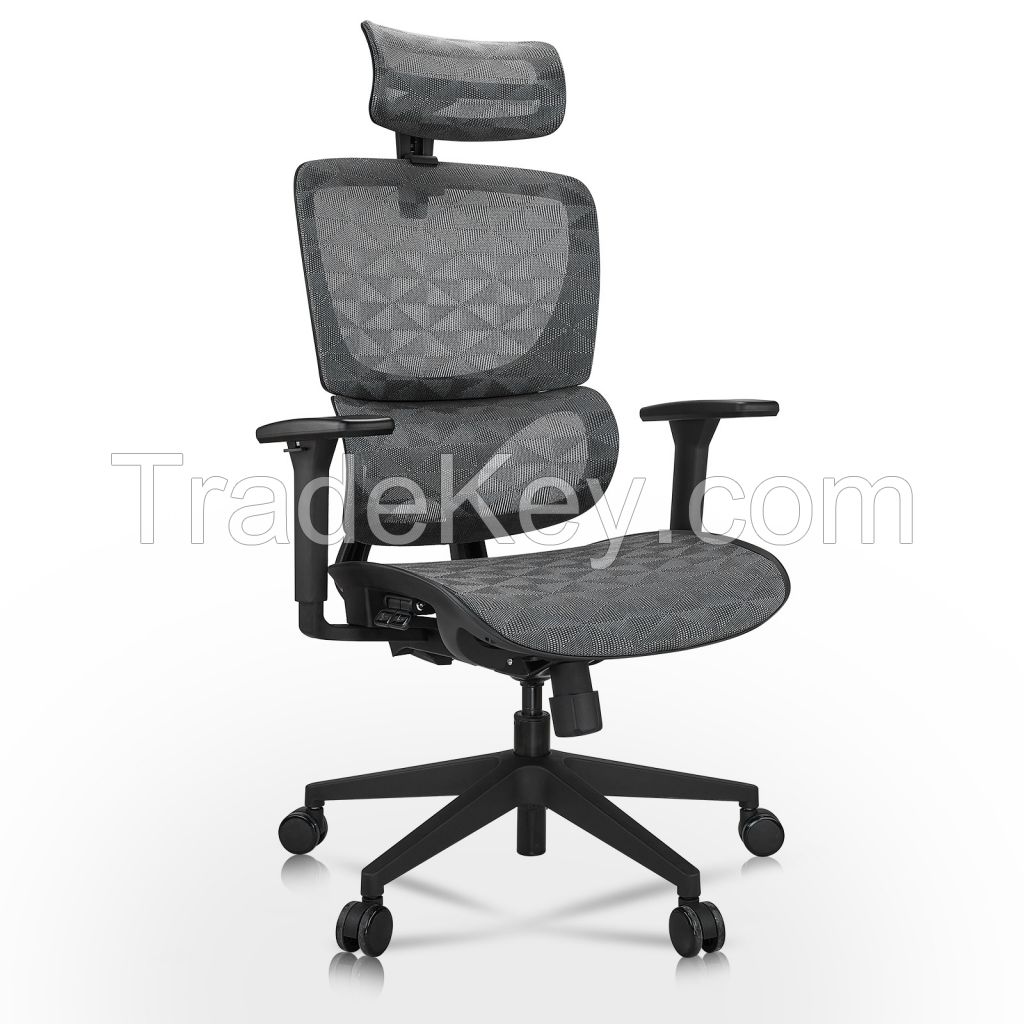 Hot Sale Effective Ergonomic Office Chair High Back Mesh Revolving Chair Adjustable Swivel Office Chair office Furniture