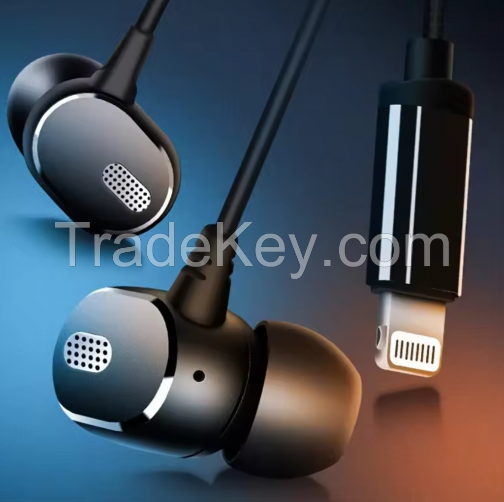 8 pin HR  earphone headset for iphone