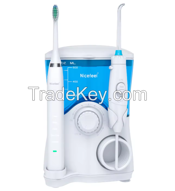 personal oral care teeth hygiene electric toothbrush and water jet flosser kit