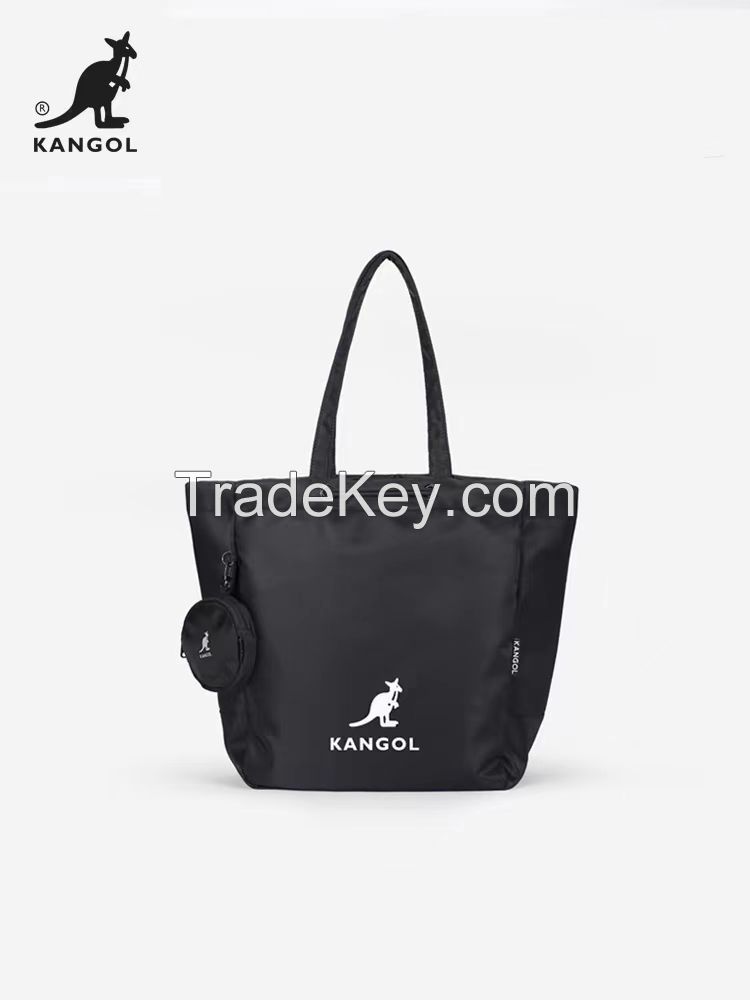KANGOL official authentic 2022 new drawstring large capacity waterproof fitness bag single-shoulder Tote bag for men and women