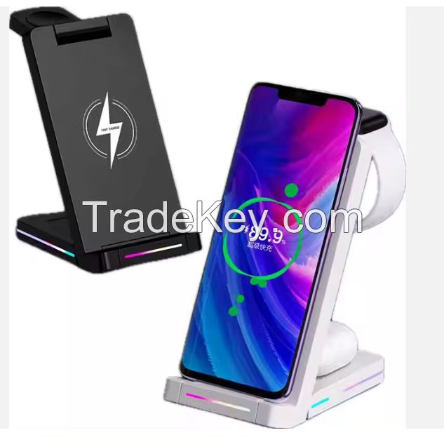 fast charging foldable 3 in 1 wireless charger