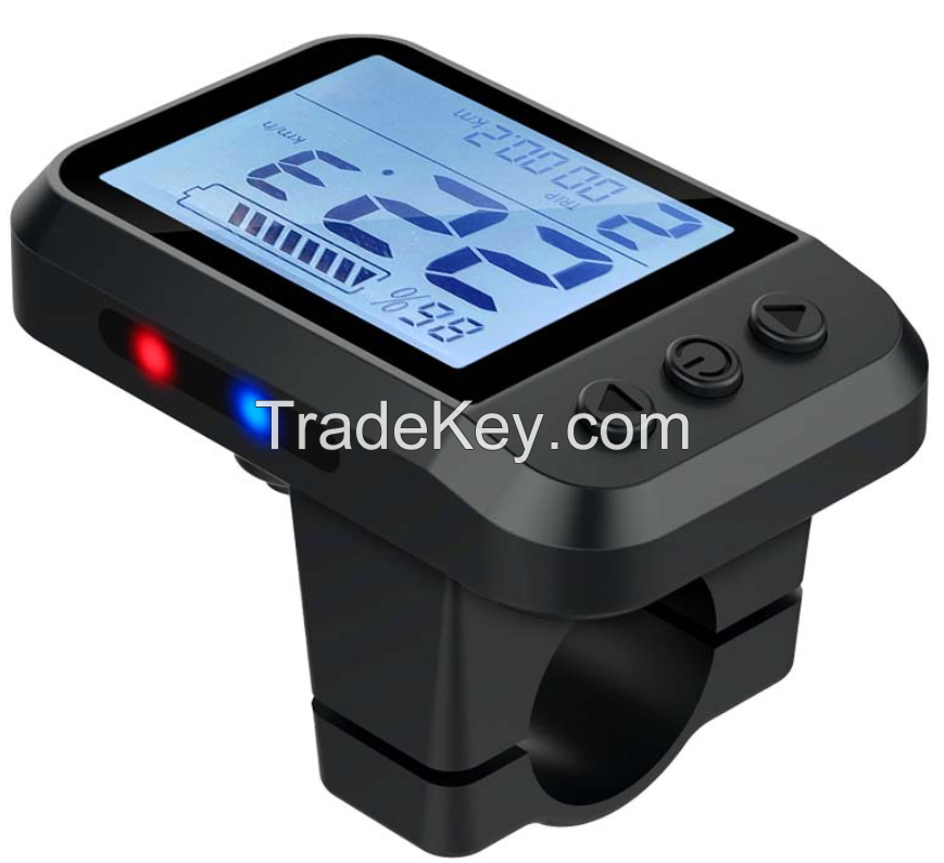LCD high-definition battery, speed, mileage, time digital display NFC induction waterproof intellige