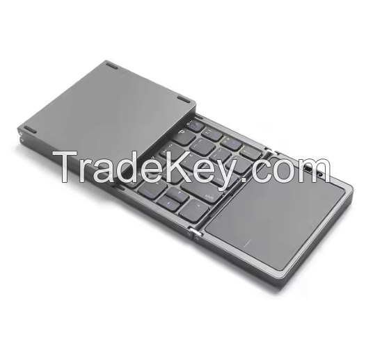 QBUY Portable B089T BT Touchpad Big Touch Screen Slim Folding Wireless Smart TV Keyboard for Android IOS Laptop Tablet