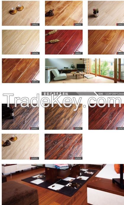 Hand Scraped Laminate Flooring HOT SALE DESIGN