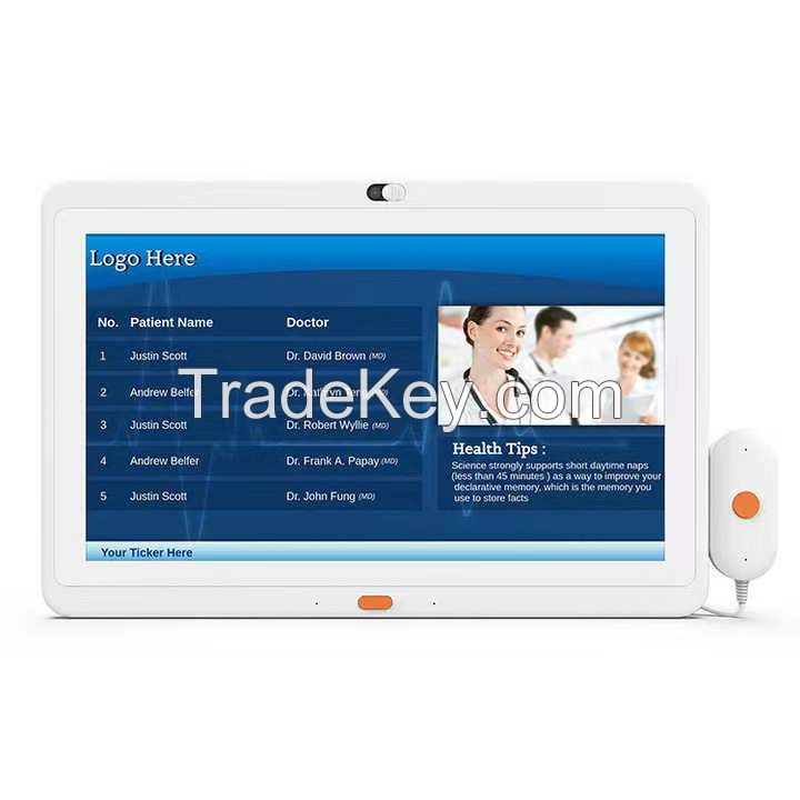 Medical tablet pc wall mount 10/13/15 inch android advertising display hospital tablet