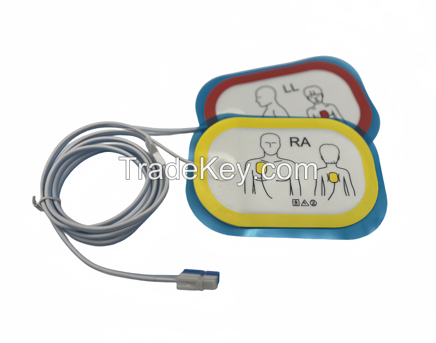 Muti-Function Aed Replacement Disposable Defibrillation Electrodes and Cables