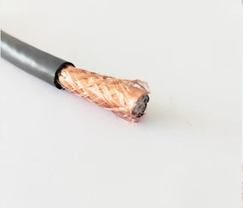 Copper mesh braid Multi-core 0.5mm 0.75mm 2.5mm Copper conductor shielded round wire