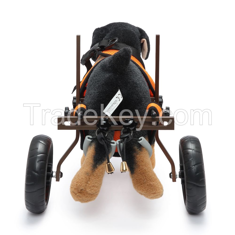 Dog supplies pet two wheeled scooter rehabilitation walking assistance vehicle puppy disability vehicle,