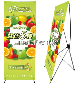 Korean style Portable x banner stand for trade shows