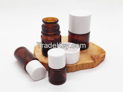 sample glass bottle for flavour fragance aroma