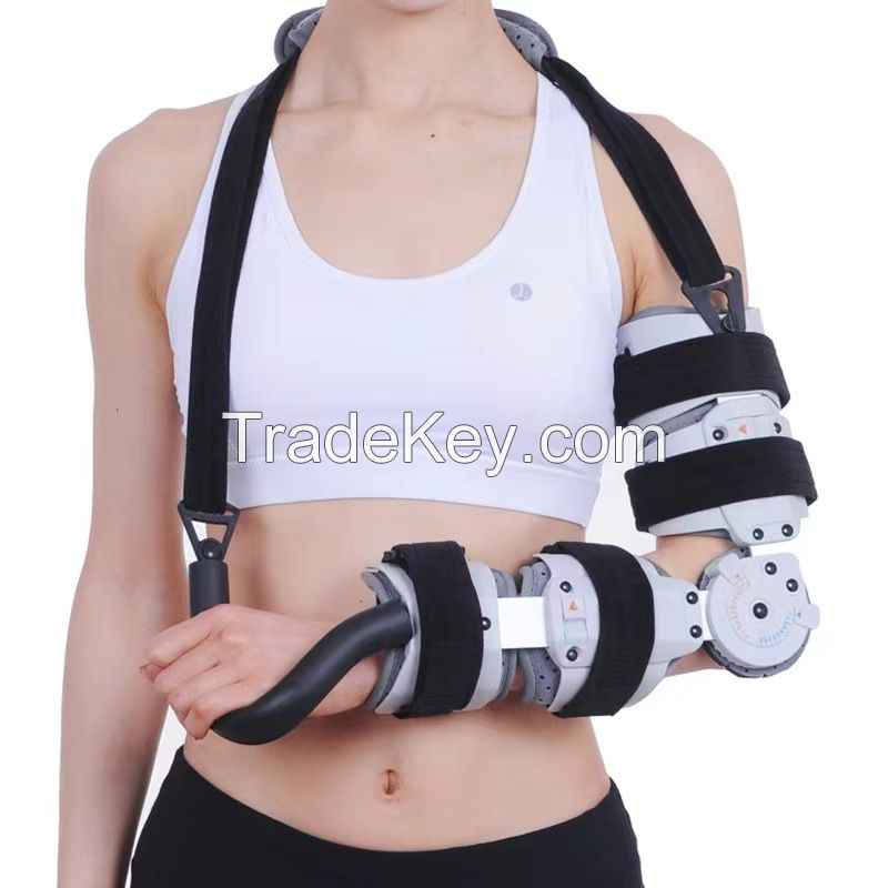 Adjustable length elbow joint fixation training arm ventilation protector maysun