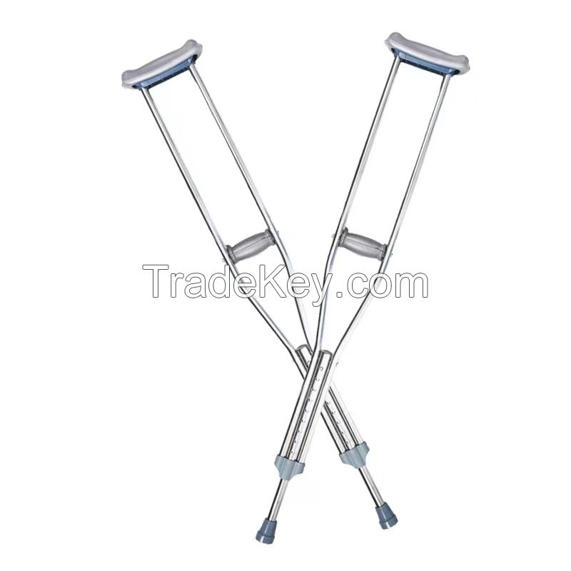 Medical underarm adult crutch walking aid for leg and foot fractures maysun