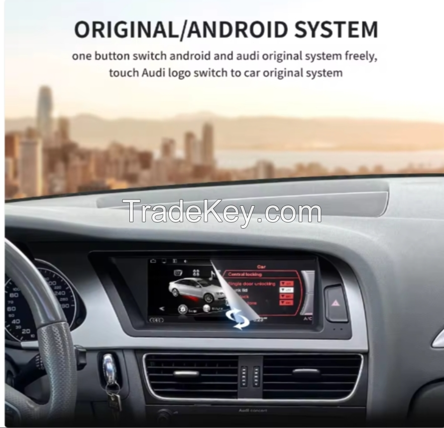 8.8 Inch Android System Car Radio For Audi A4 B8 2009-2016 WIFI SIM 8+128GB RAM Carplay GPS Navi Ste