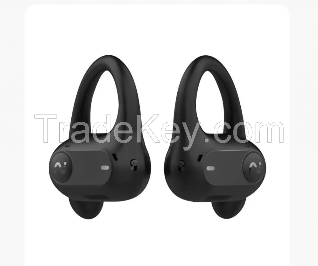 Ruijing Open Earless Bluetooth Sports Earphones Wireless Ear Hanging Bone Conduction Air Conduction Hearing Aid Earphones
