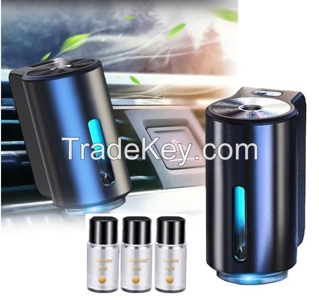 Smart Car Air Freshener, Intelligent Car Aroma Diffuser, Ultrasonic Atomizer, Car Essential Oil Diffuser, Aromatherapy for Car