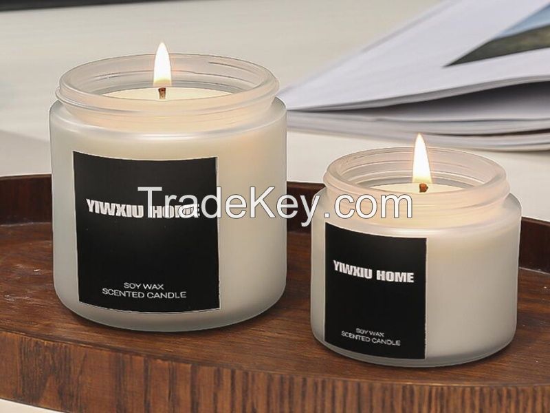 Soy Wax Blend Candle with Gift Box. Non-Toxic Candles for Home Decoration