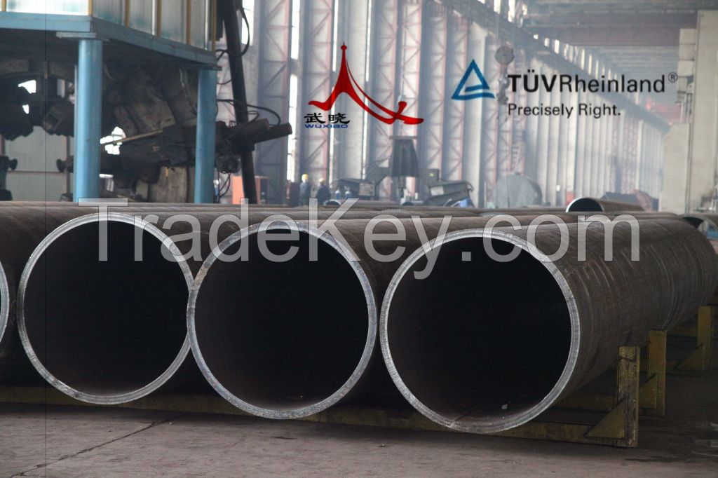 Large diameter straight seam welded pipe