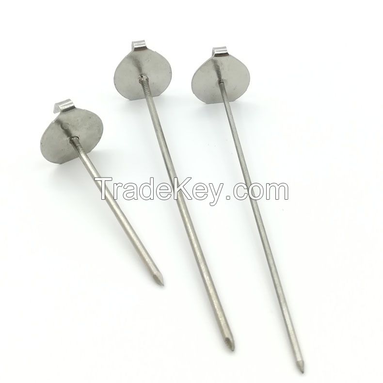 12Ga 2.5inch Mild Steel Insulation Lacing Anchors pins for removable blanket