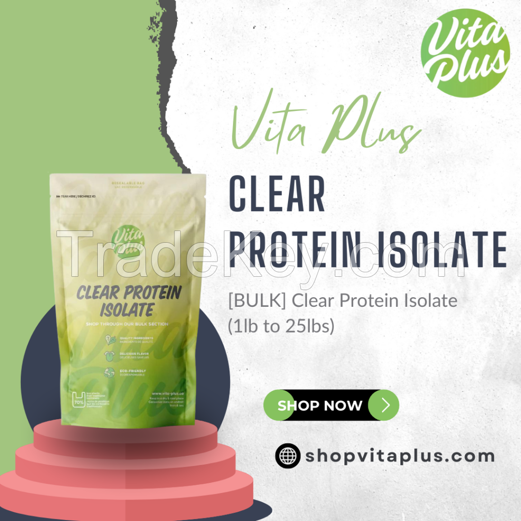 [BULK] Clear Protein Isolate (1lb to 25lbs)