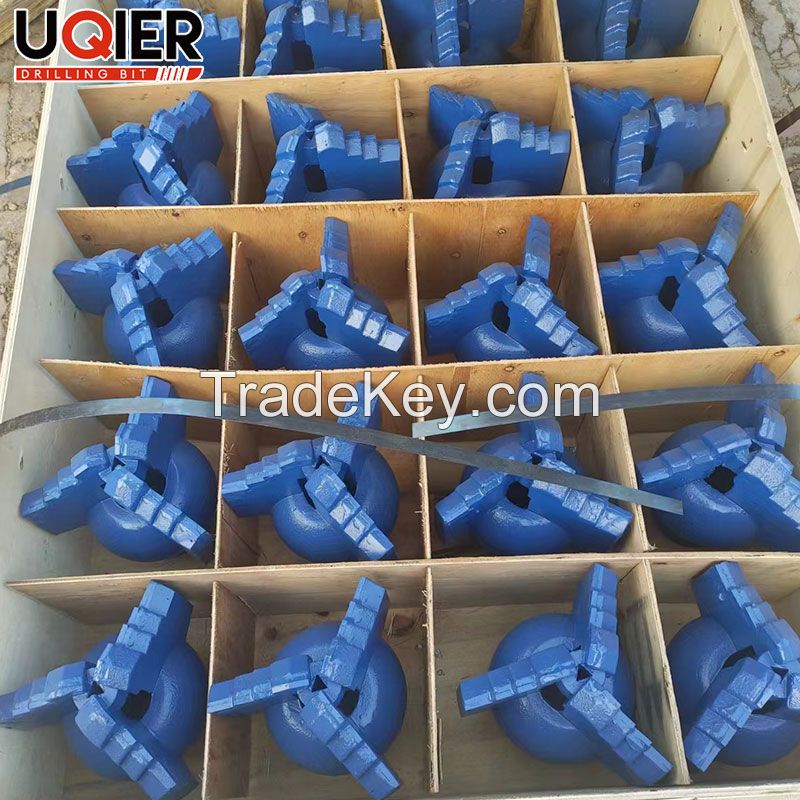 Drill bit hot sale 118mm Drag Bit 3 blades for water well drilling Can be customized to any size