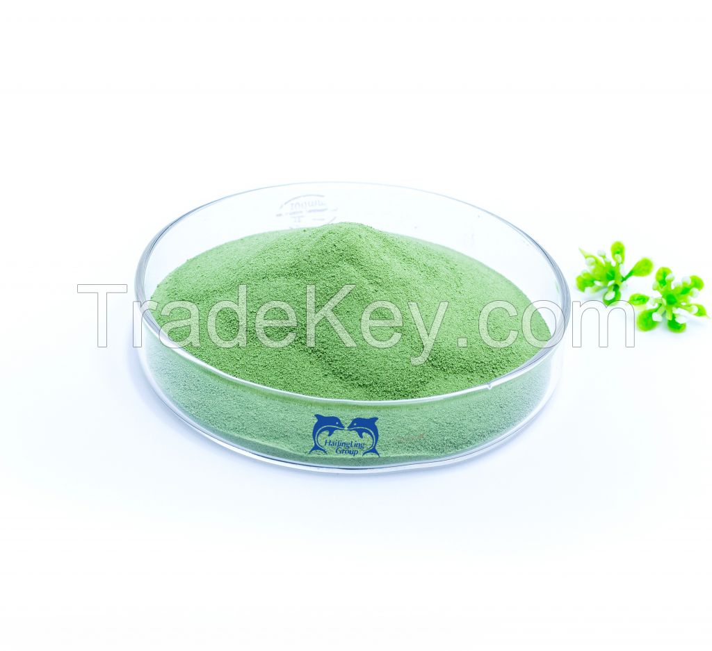 Biostimulant seaweed extract alginic acid organic green seaweed micro particles fertilizer