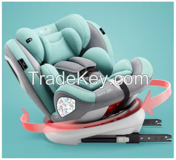 Child safety seat 360 degree rotation simple portable seat universal for 0 years old baby car seat