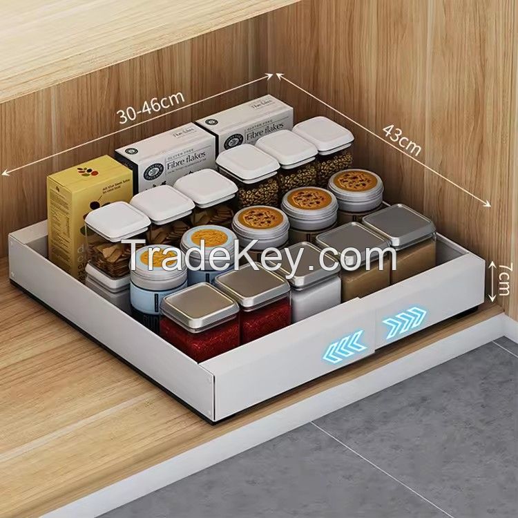 Hot Selling Pull-Out Storage Box Drawer Organizer Divider Under Sink Kitchen Cabinets