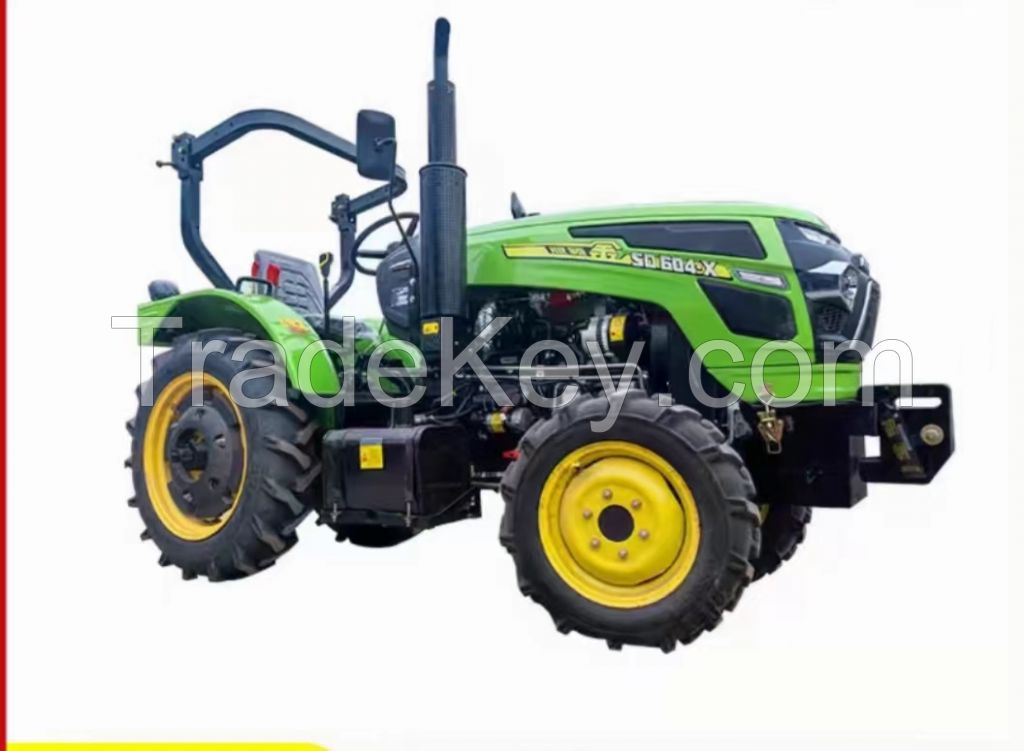 Multi functional tracked tractor, agricultural diesel cultivator, water and drought dual-purpose rotary tiller, micro tiller, plow excavator