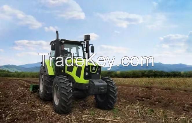 Tractor, agricultural four-wheel drive micro tiller, small four-wheel greenhouse king 504 diesel rotary tiller
