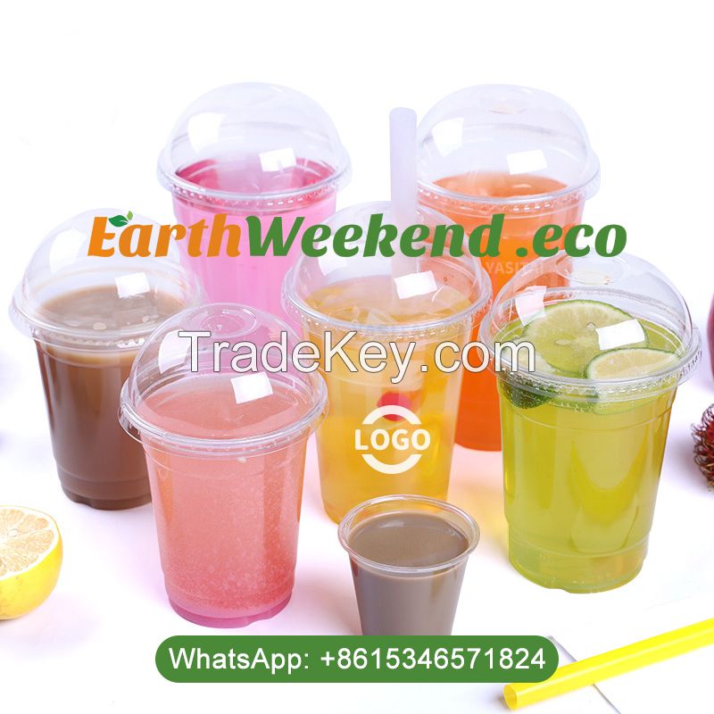 Crystal Juice Cold Milk Coffee Plastic Pet Cup