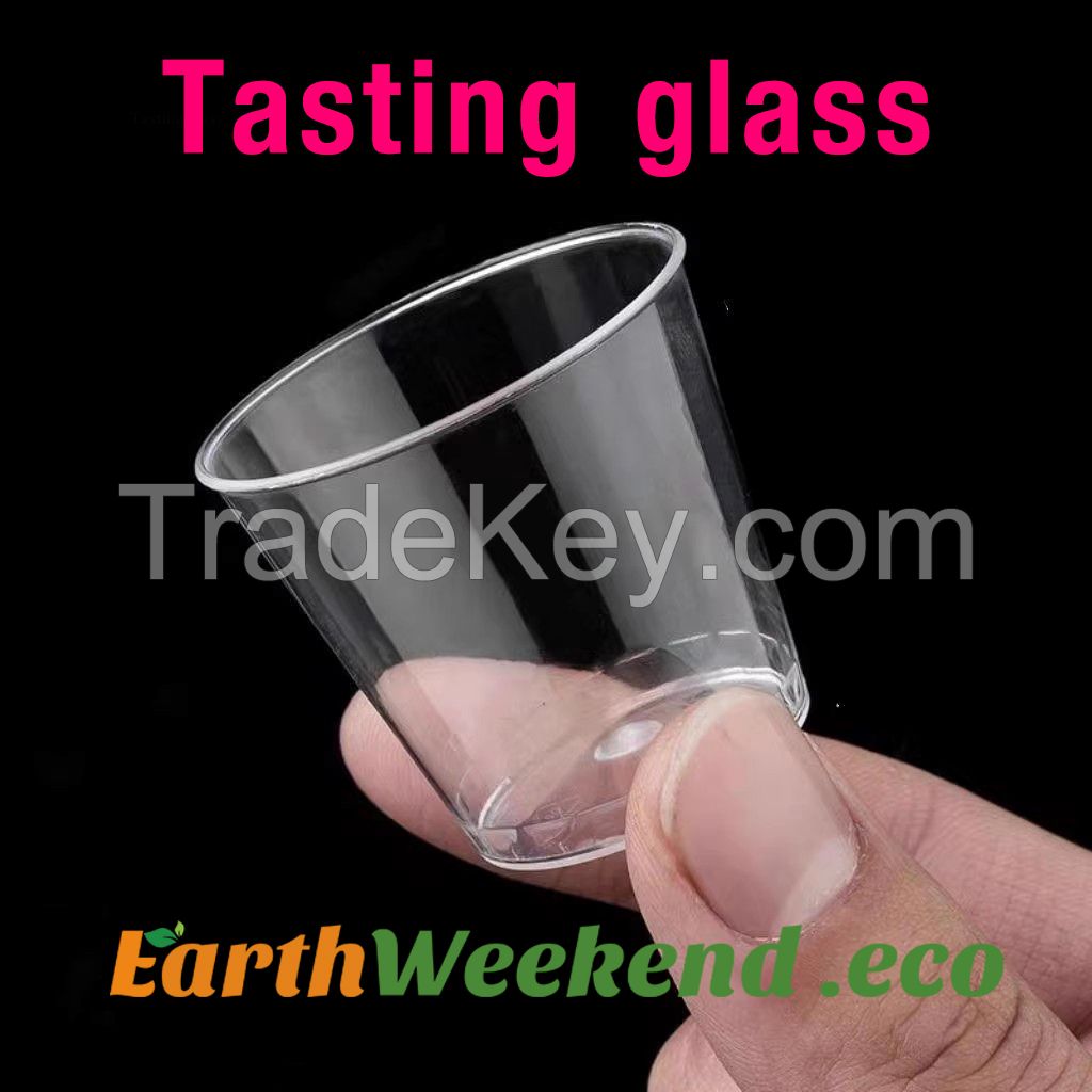 High Transparent Material PS Disposable Cold Drinking Plastic Cups