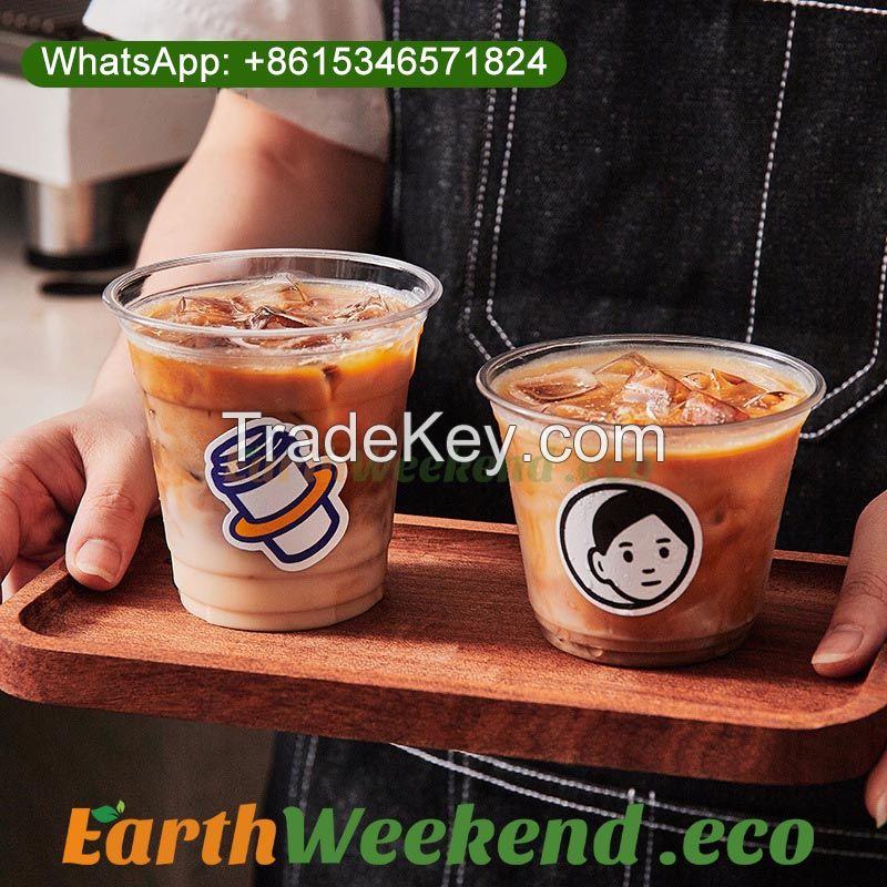 Crystal Juice Cold Milk Coffee Plastic Pet Cup