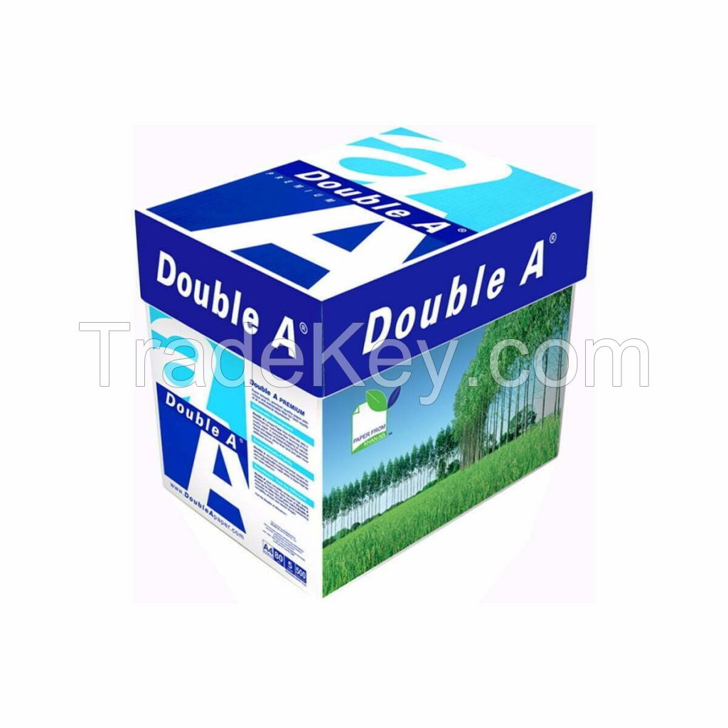 Double a Copy Paper A4 80 GSM Pack 5 Paper planted Wood Premium Quality A4 Copy Paper