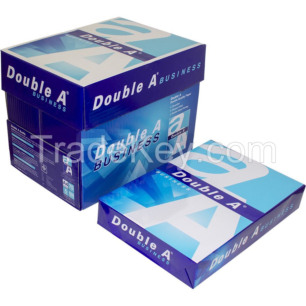 Double a Copy Paper A4 80 GSM Pack 5 Paper planted Wood Premium Quality A4 Copy Paper