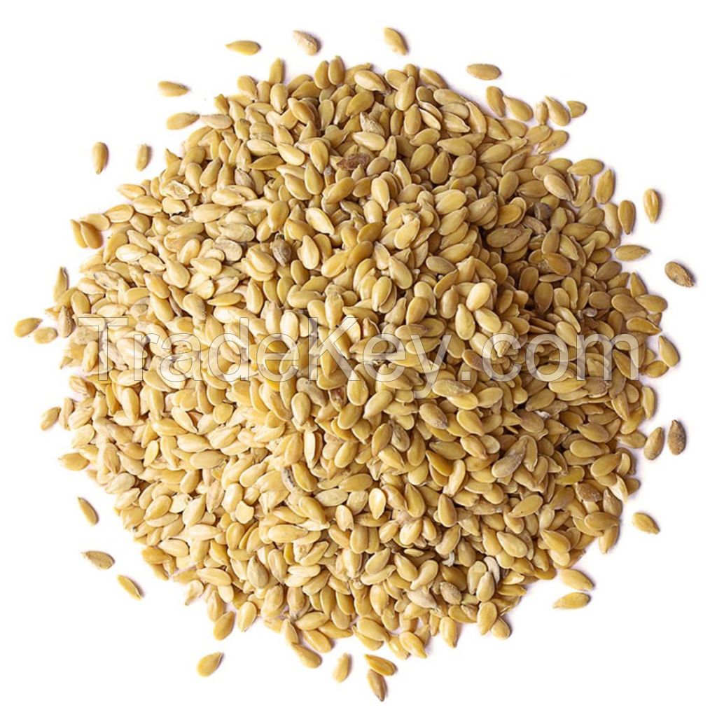 Organic Whole Gold Linseed Grain Brown Flax Seeds by trusted supplier