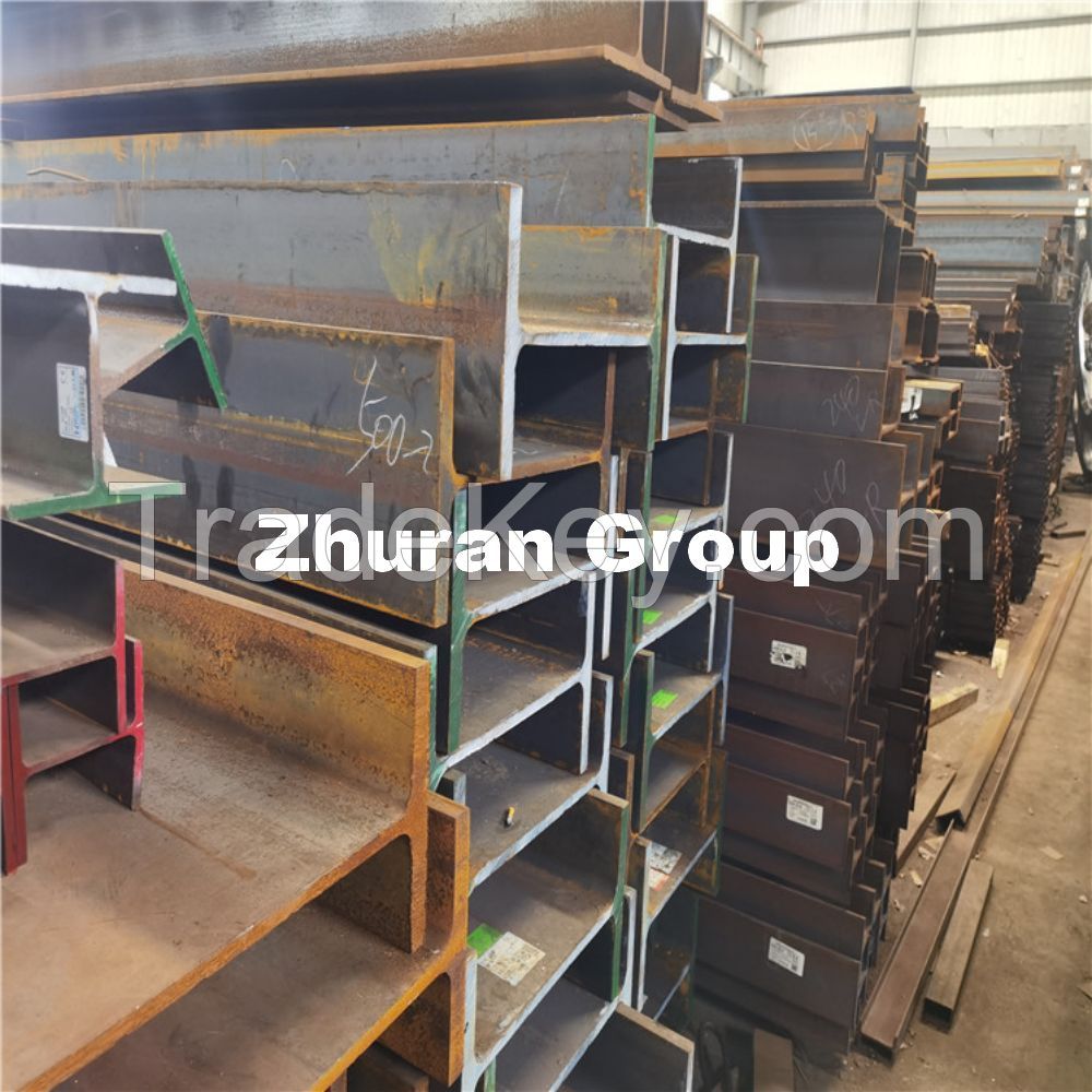 H beam Structural Steel H-Shape Hot Rolling Construction Manufacturing Fabrication Load Bearing Supporting Tower Photovoltaic