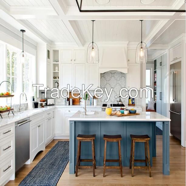 European/ America/ Australia Style Shaker Door Style Kitchen Cabinets Furniture Factory