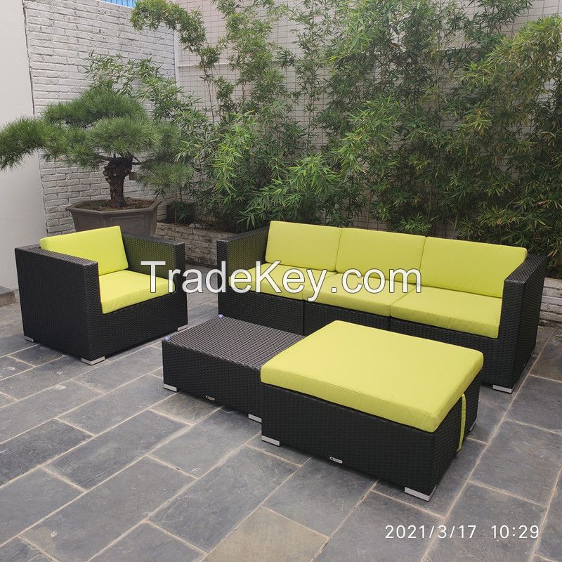 LH1018 outdoor furniture wicker sofa set