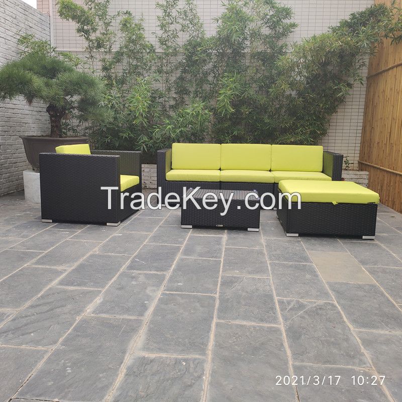 LH1018 outdoor furniture wicker sofa set