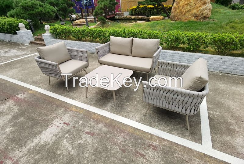 LH1060 outdoor furniture garden ropes sofa set