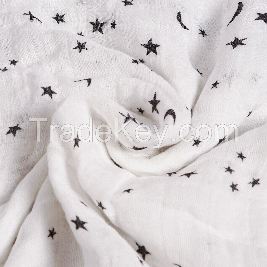 Baby Muslin Cloth, 100% bamboo/cotton ultra-soft blanket