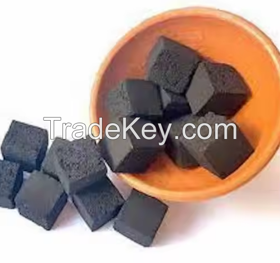 Instant Light Round Shisha Charcoal Tablets Black Bamboo