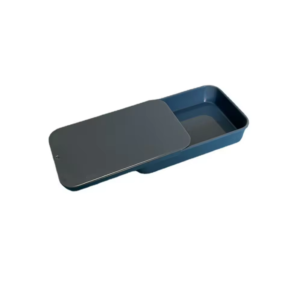Custom Printed Balm Push Pull Tin Box Small Push-Lid Slide-Lid Box Press Tablet Candy Mint Metal Packaging Iron Box