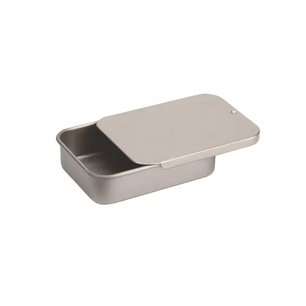 Custom Printed Balm Push Pull Tin Box Small Push-Lid Slide-Lid Box Press Tablet Candy Mint Metal Packaging Iron Box